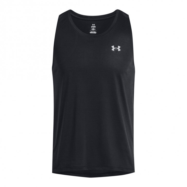 Męski top do biegania Under Armour UA Launch Singlet - czarny