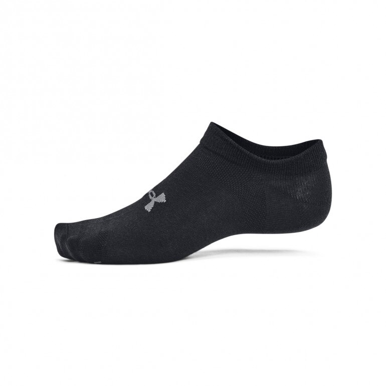 Skarpetki treningowe uniseks (6-pack) Under Armpur UA Essential No Show - czarne