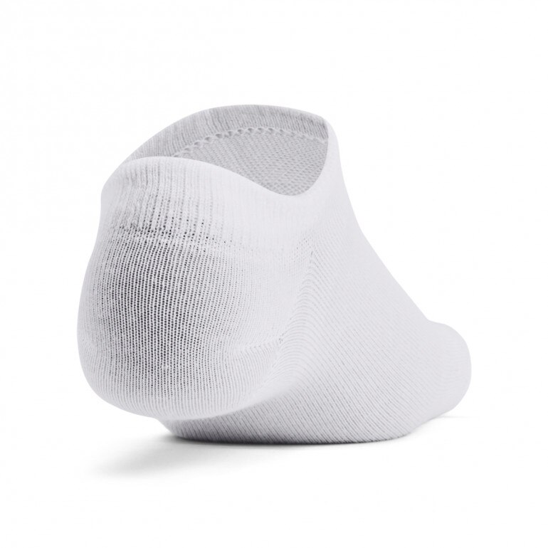 Skarpetki treningowe uniseks (6-pack) Under Armpur UA Essential No Show - białe