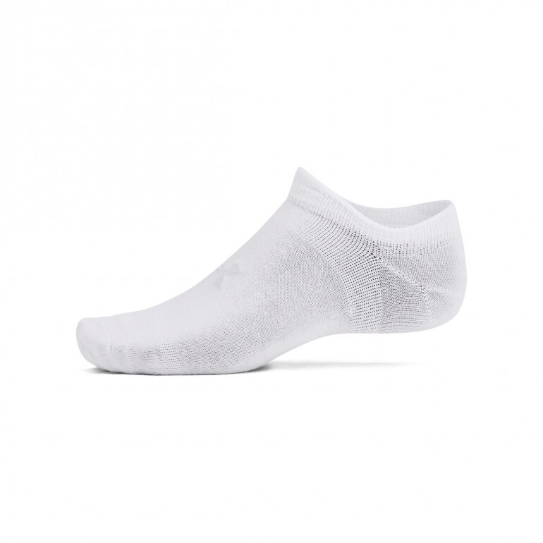 Skarpetki treningowe uniseks (6-pack) Under Armpur UA Essential No Show - białe