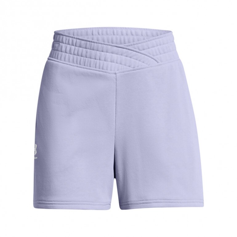 Damskie spodenki dresowe Under Armour UA Rival Terry Short - fioletowe 