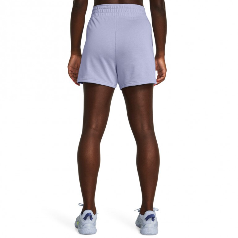 Damskie spodenki dresowe Under Armour UA Rival Terry Short - fioletowe 