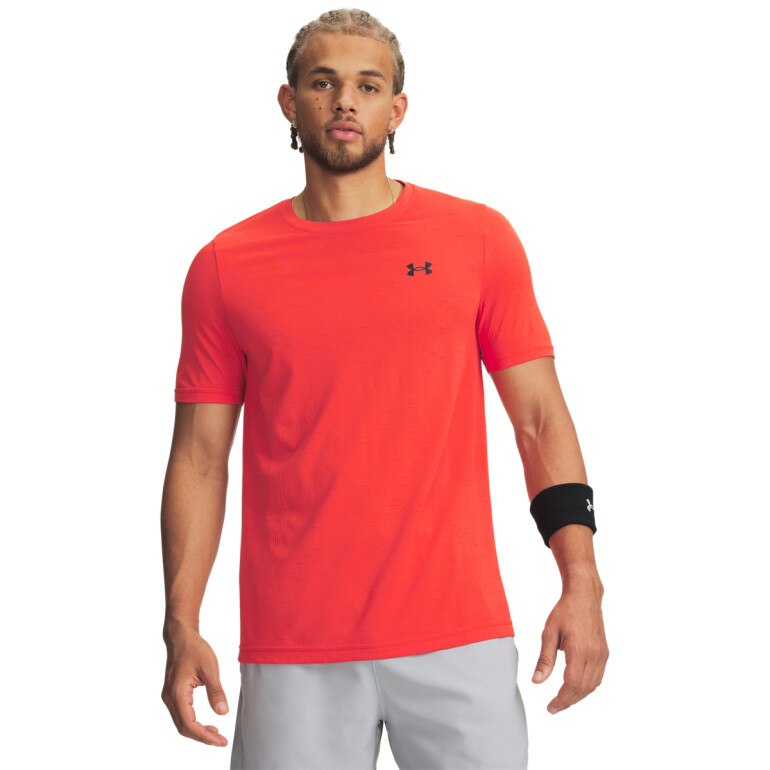 Męska koszulka treningowa Under Armour UA Vanish Seamless SS - czerwona