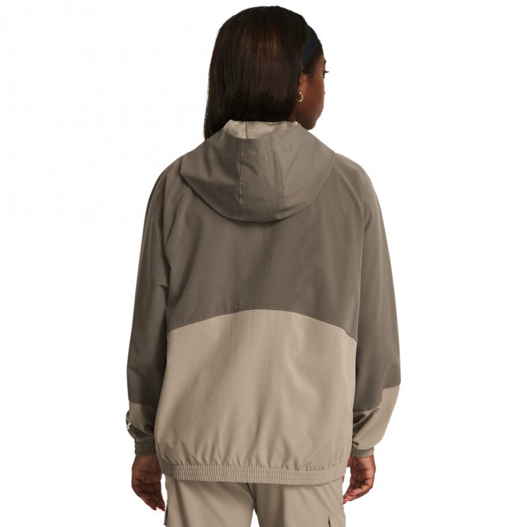 Damska kurtka treningowa Under Armour Armoursport Cargo OS Jkt - brązowa