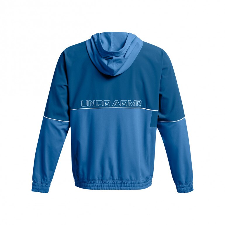 Męska kurtka treningowa Under Armour UA Zone Woven Jacket - niebieska