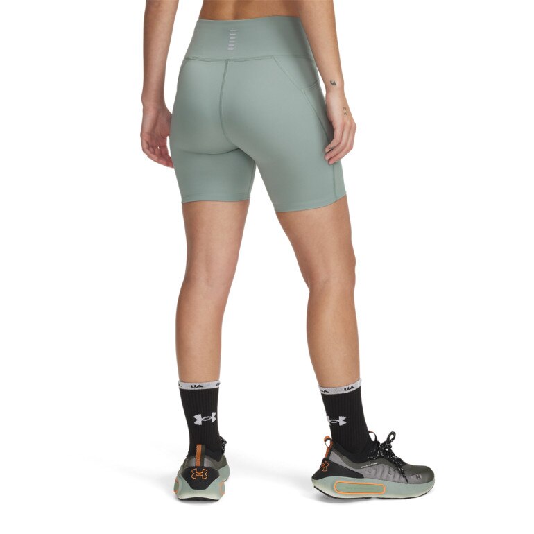 Damskie spodenki do biegania Under Armour UA Launch Half Tight - zielone