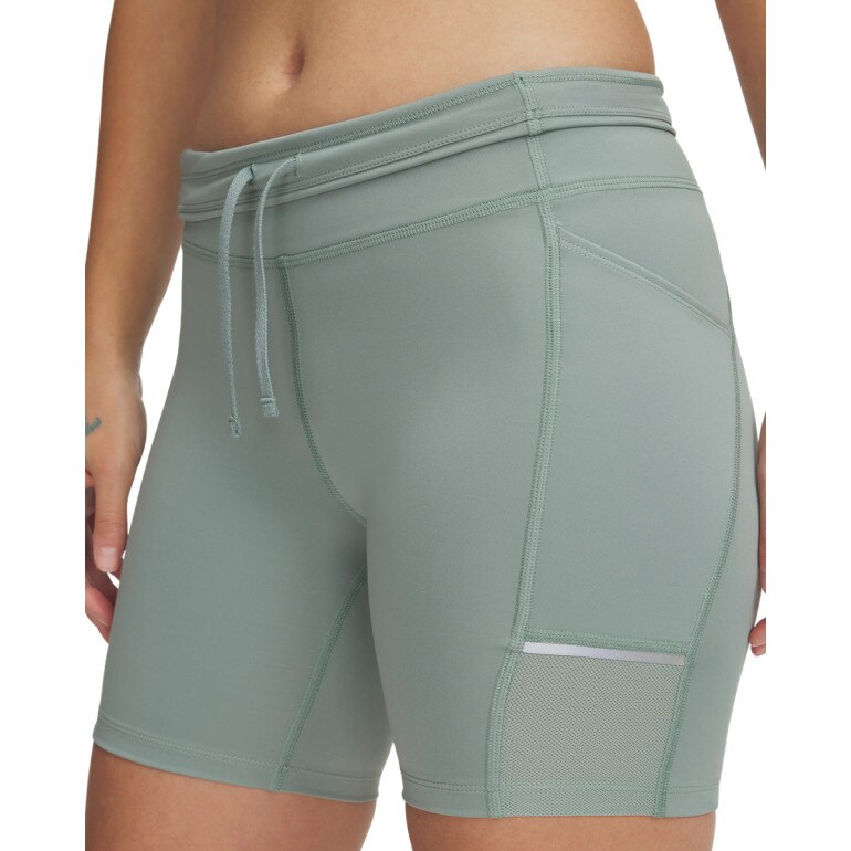 Damskie spodenki do biegania Under Armour UA Launch Half Tight - zielone