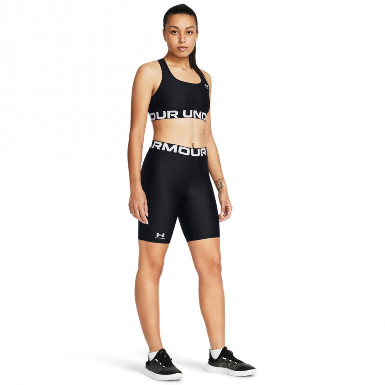 Biustonosz treningowy Under Armour UA HG Mid Branded - czarny