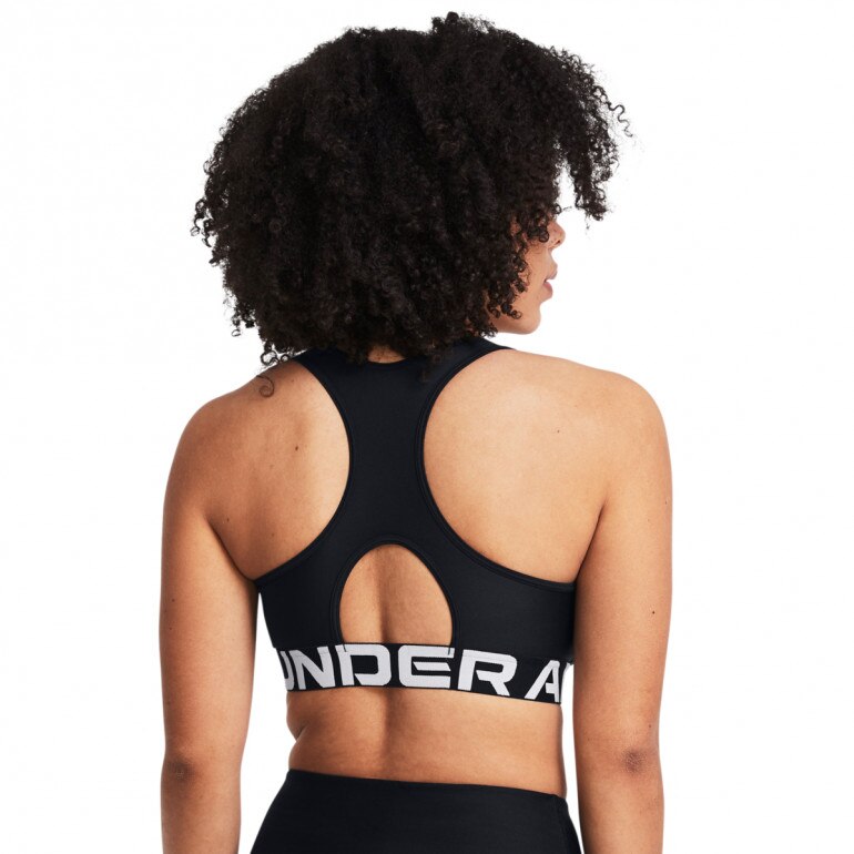 Biustonosz treningowy Under Armour UA HG Mid Branded - czarny
