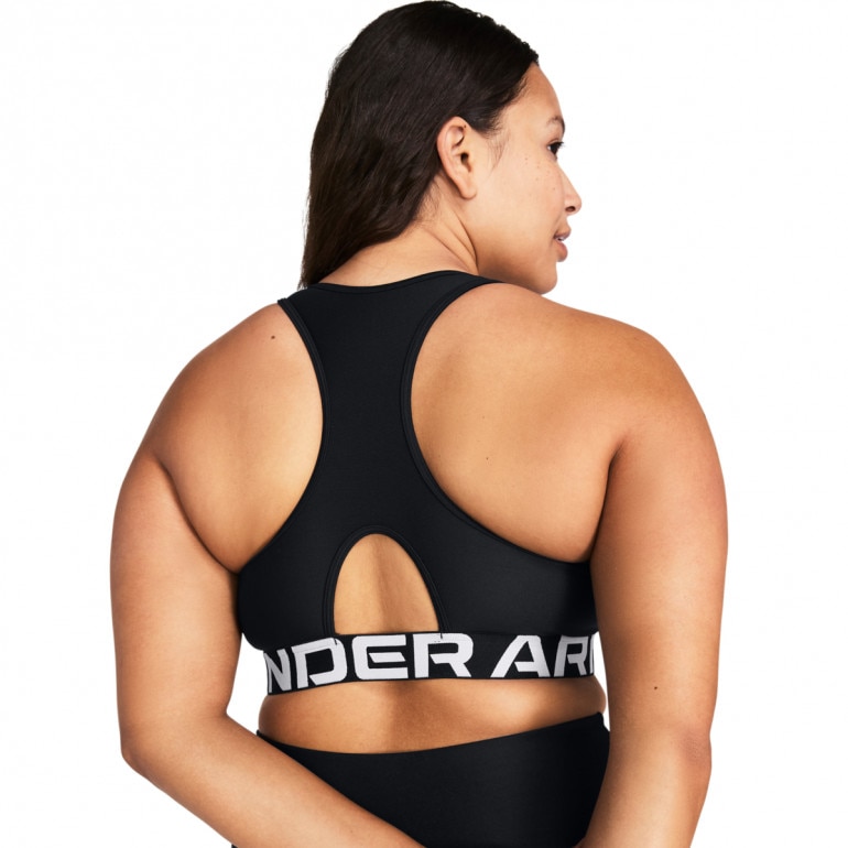 Biustonosz treningowy Under Armour UA HG Mid Branded - czarny