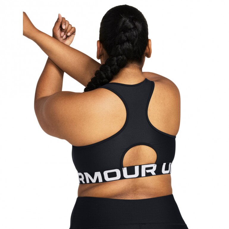 Biustonosz treningowy Under Armour UA HG Mid Branded - czarny