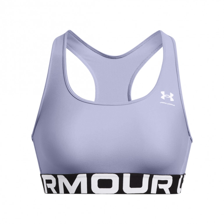 Biustonosz treningowy Under Armour UA HG Mid Branded - fioletowy