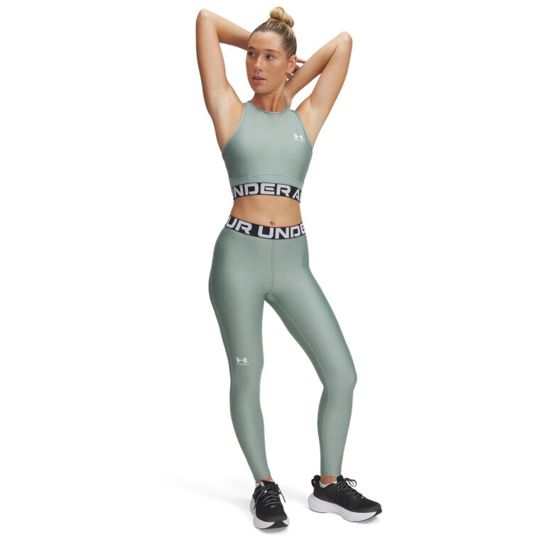 Damskie legginsy treningowe Under Armour UA HG Legging - zielone