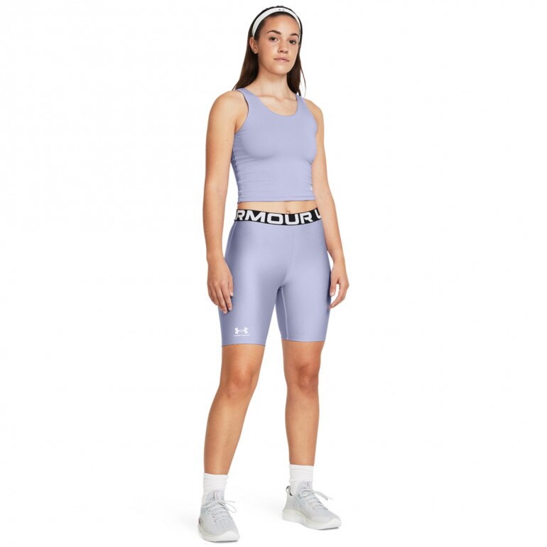 Damskie kolarki treningowe Under Armour UA HG 8in Short - fioletowe