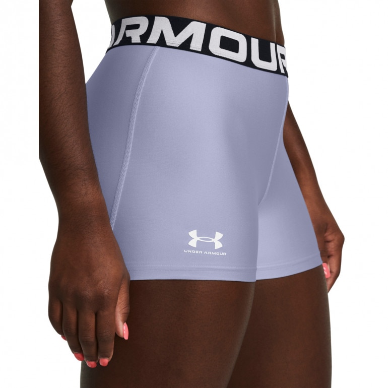 Damskie legginsy krótkie treningowe Under Armour UA HG Shorty - fioletowe