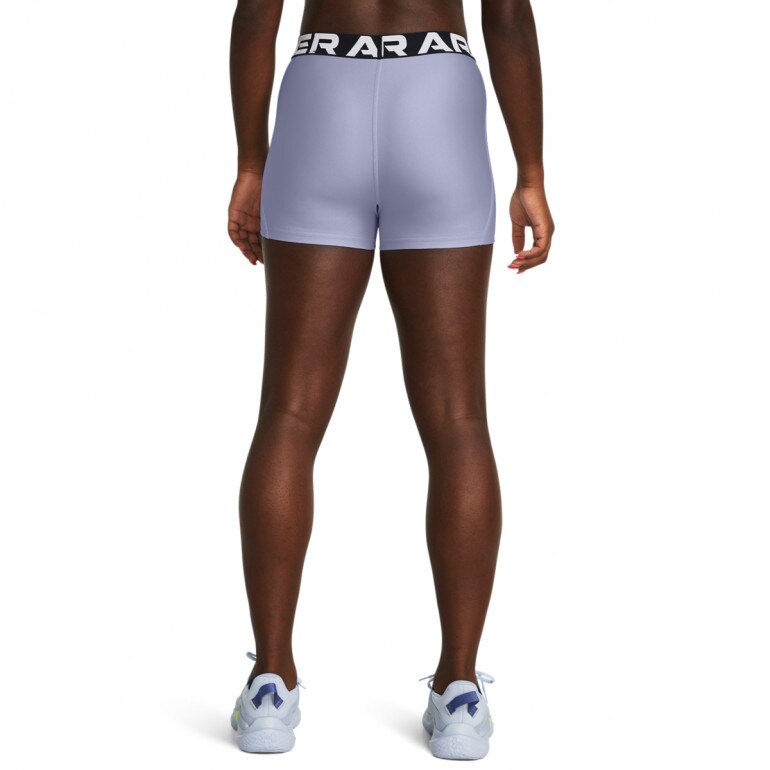 Damskie legginsy krótkie treningowe Under Armour UA HG Shorty - fioletowe