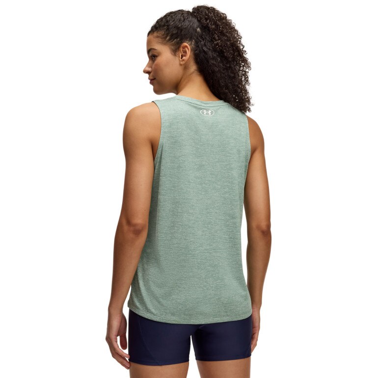 Damski top treningowy Under Armour Tech Tank Twist - zielony