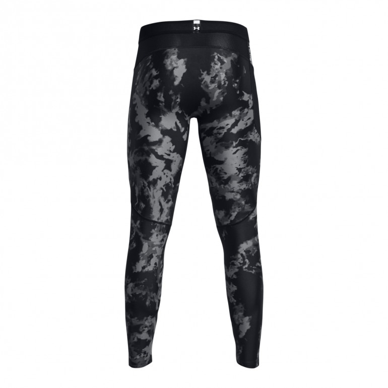 Męske legginsy treningowe Under Armour UA HG IsoChill Prtd Leggings - czarne
