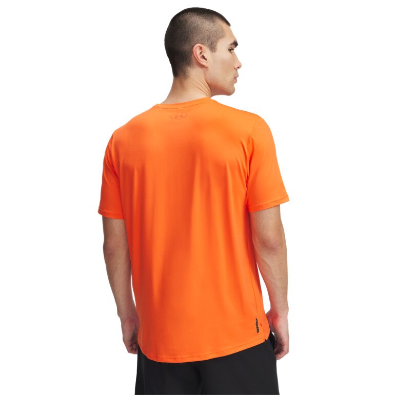 Męska koszulka treningowa Under Armour Vanish Energy SS - pomarańczowa