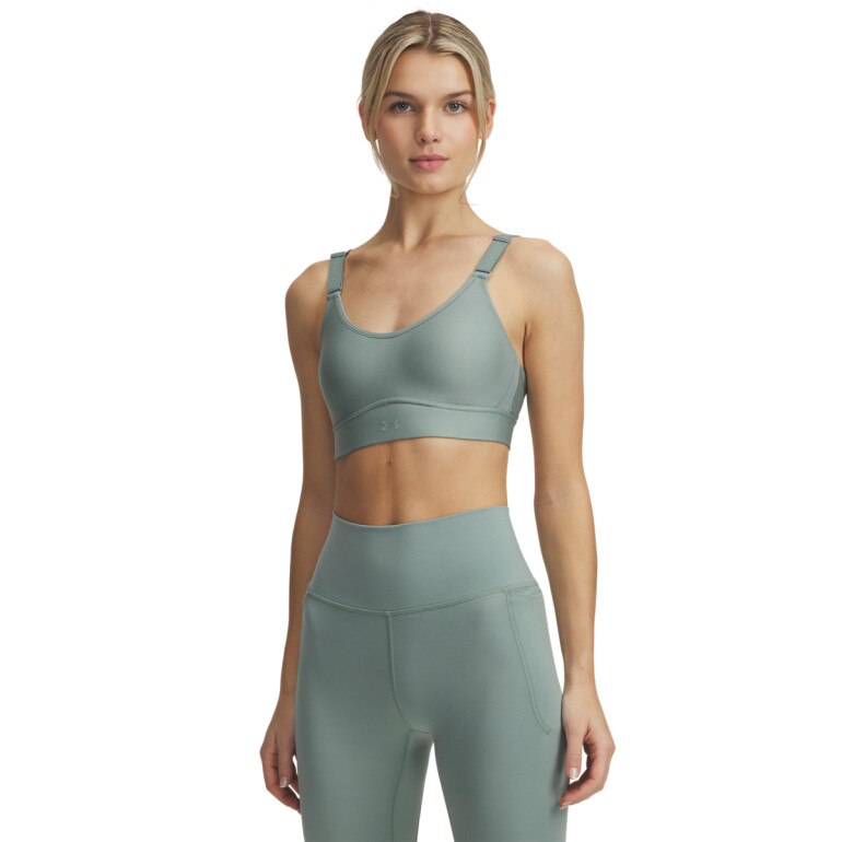 Biustonosz treningowy Under Armour UA Infinity Mid 2.0 Bra - zielony