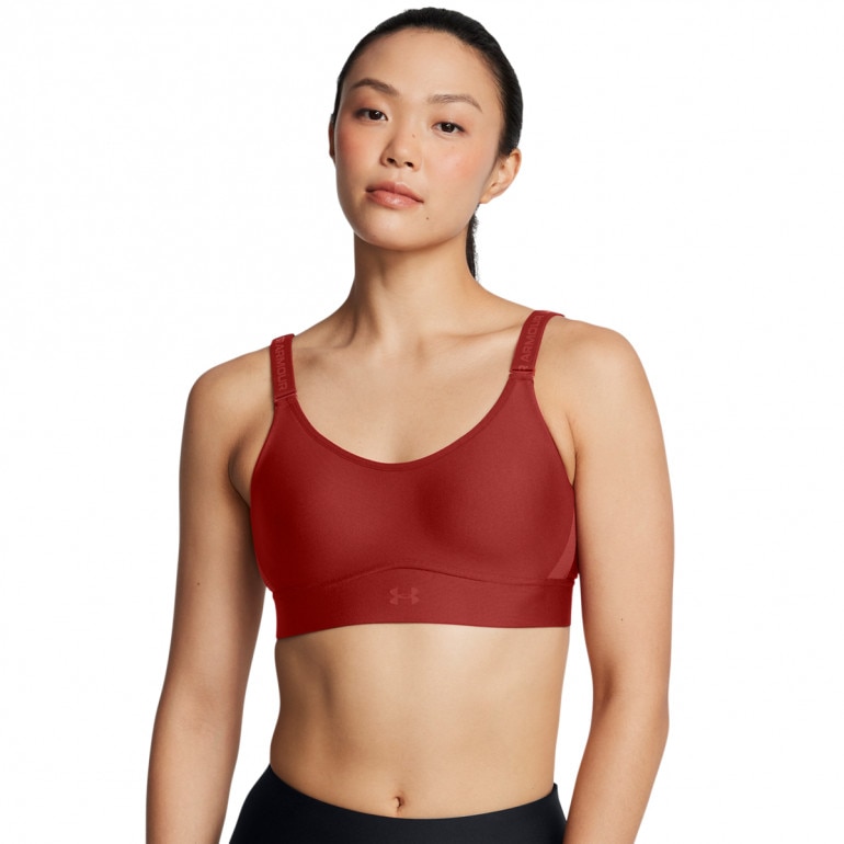 Biustonosz treningowy Under Armour UA Infinity Mid 2.0 Bra - czerwony