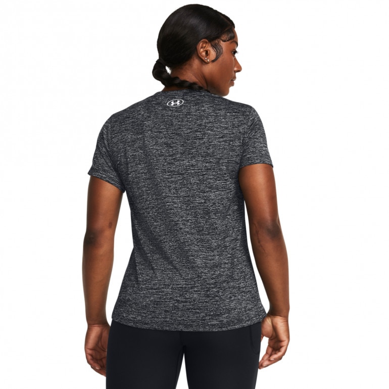 Damska koszulka treningowa Under Armour Tech SSV- Twist - szara