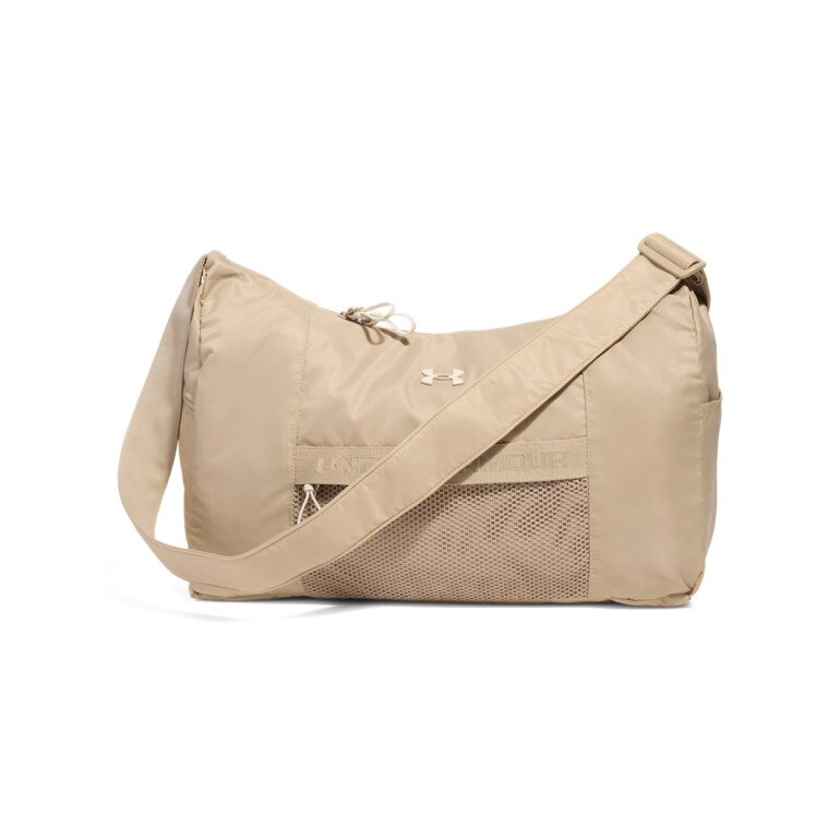 Damska torba treningowa Under Armour UA Studio Slouchy Duffle - beżowa
