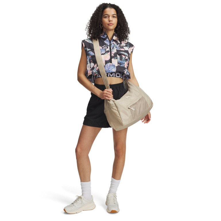 Damska torba treningowa Under Armour UA Studio Slouchy Duffle - beżowa