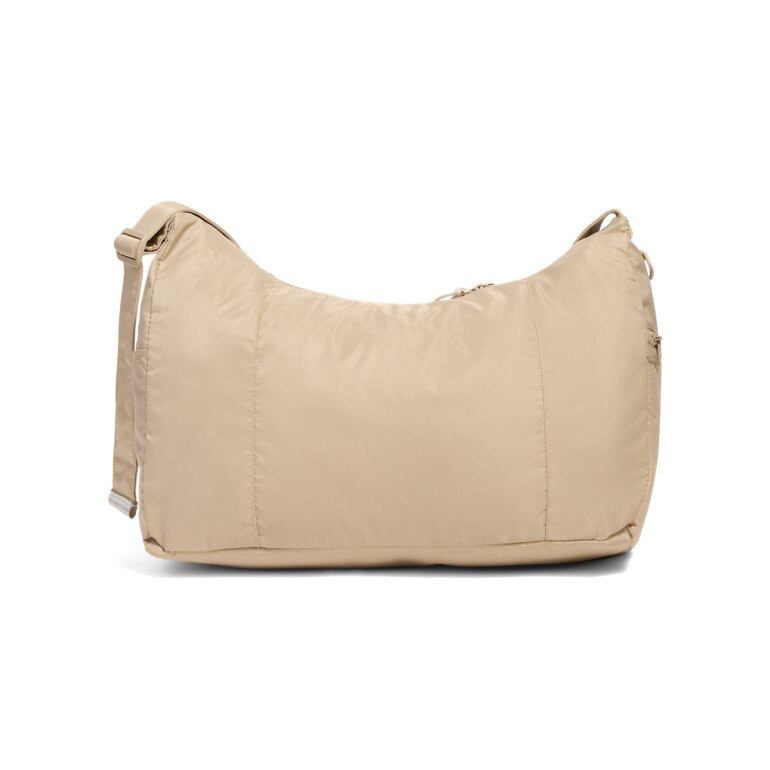 Damska torba treningowa Under Armour UA Studio Slouchy Duffle - beżowa