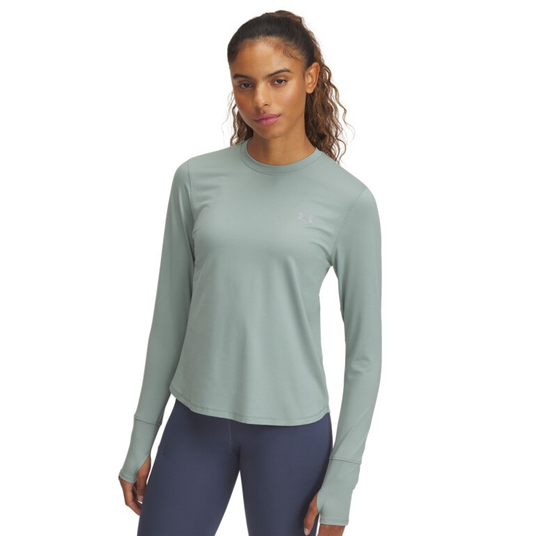 Damski longsleeve do biegania Under Armour UA Launch Pro - zielony