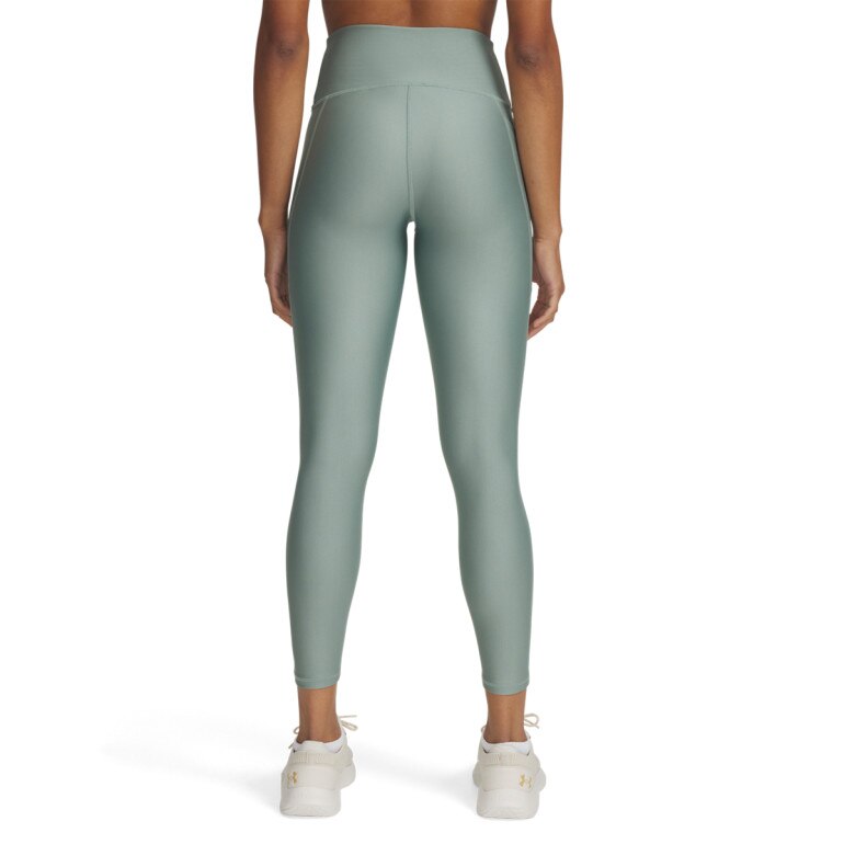 Damskie legginsy treningowe Under Armour Tech Print Panel Ankle - zielone