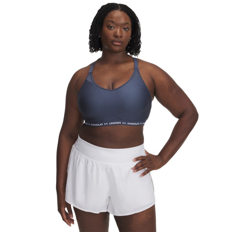 Biustonosz treningowy Under Armour UA Crossback Low Bra - szary