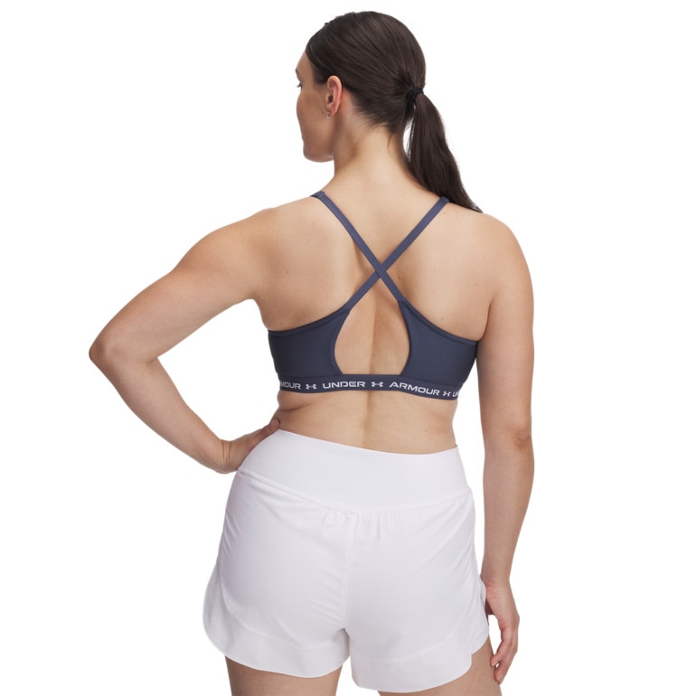Biustonosz treningowy Under Armour UA Crossback Low Bra - szary