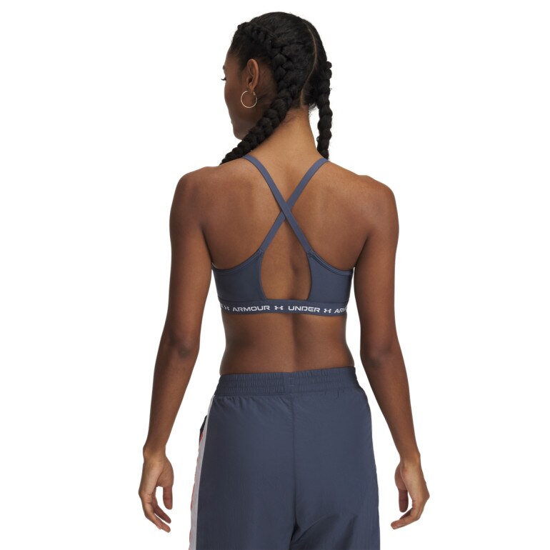 Biustonosz treningowy Under Armour UA Crossback Low Bra - szary