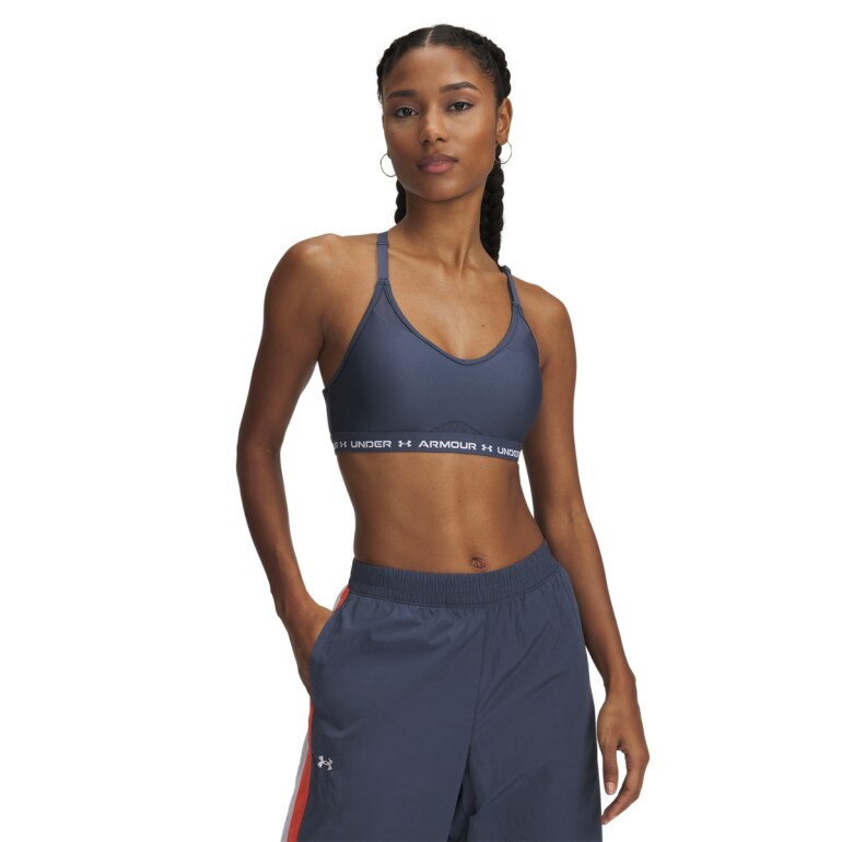 Biustonosz treningowy Under Armour UA Crossback Low Bra - szary