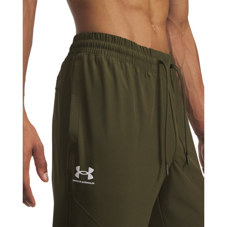 Męskie spodnie treningowe Under Armour UA Vibe Woven Pants - khaki