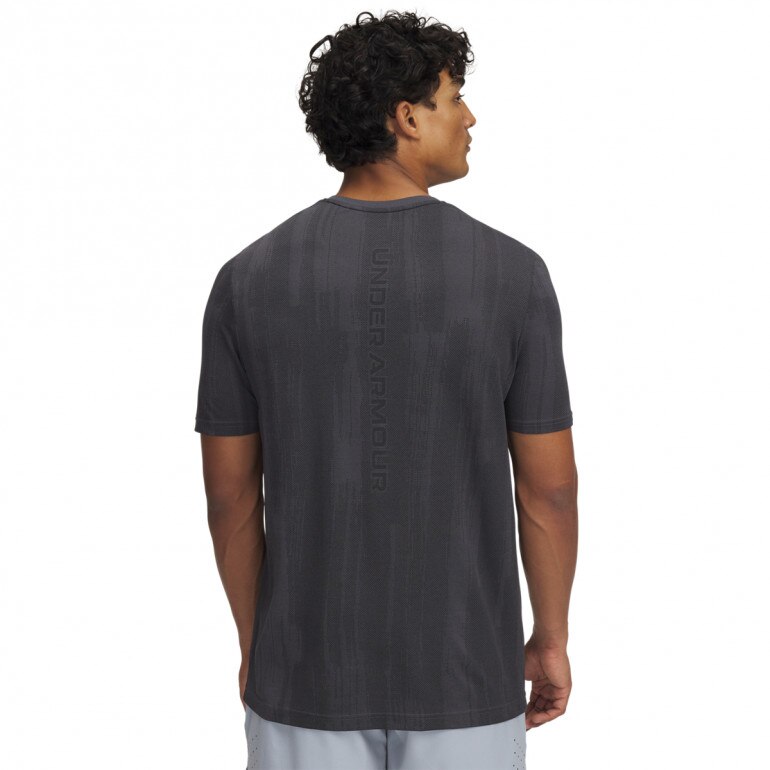 Męska koszulka treningowa Under Armour Vanish Seamless Novelty SS - szara