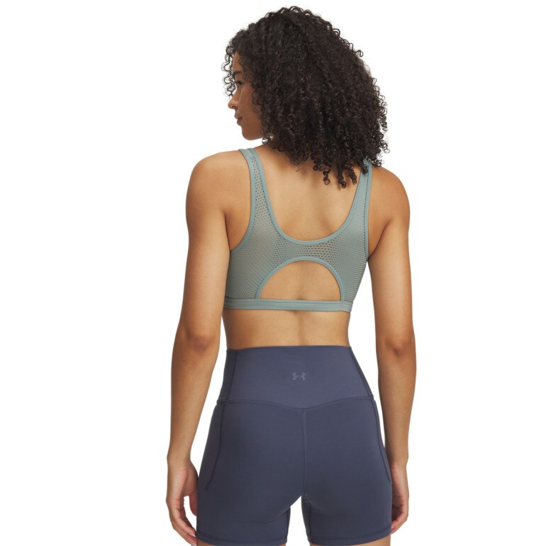 Biustonosz treningowy Under Armour UA Infinity Low Mesh - zielony