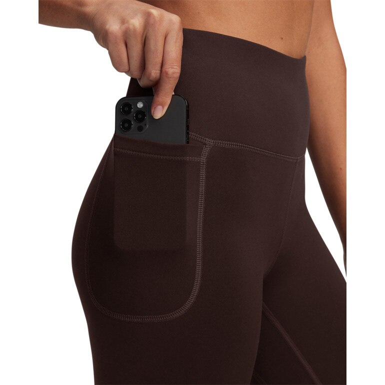 Damskie legginsy treningowe Under Armour Motion Legging Emea - brązowe