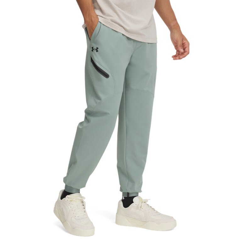 Męskie spodnie treningowe Under Armour UA Unstoppable Joggers - zielone