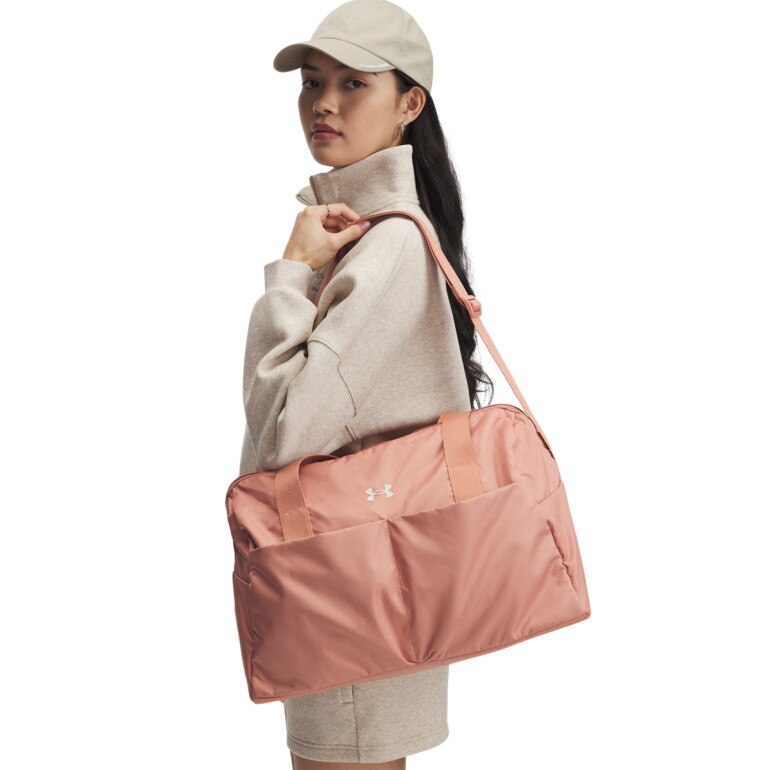 Damska torba treningowa Under Armour UA Studio Lite Duffle - różowa