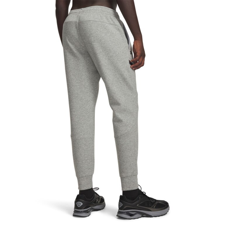 Męskie spodnie treningowe Under Armour UA Unstoppable Flc Jgr Eu - szare