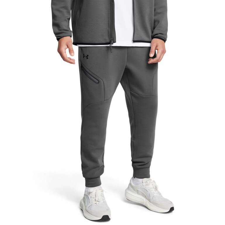 Męskie spodnie treningowe Under Armour UA Unstoppable Flc Jgr Eu - szare