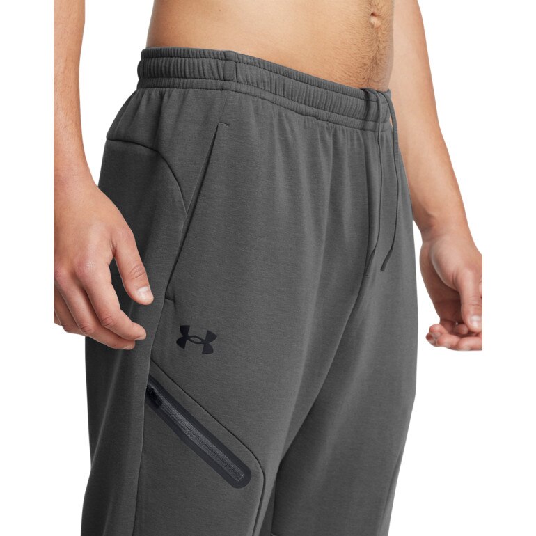 Męskie spodnie treningowe Under Armour UA Unstoppable Flc Jgr Eu - szare