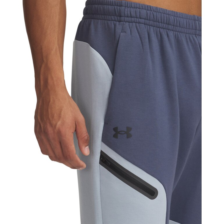 Męskie spodnie treningowe Under Armour UA Unstoppable Flc Jgr Eu - szare