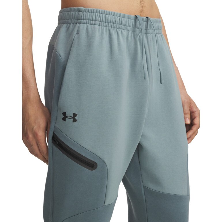 Męskie spodnie treningowe Under Armour UA Unstoppable Flc Jgr Eu - niebieskie