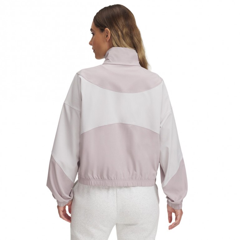 Damska kurtka treningowa Under Armour UA Rival Woven Jacket - różowa