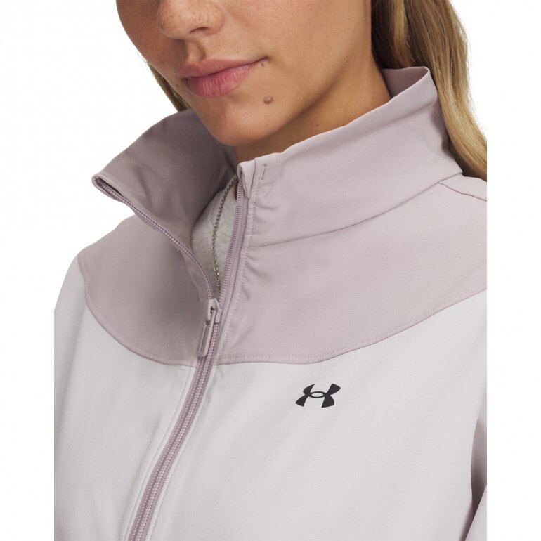 Damska kurtka treningowa Under Armour UA Rival Woven Jacket - różowa