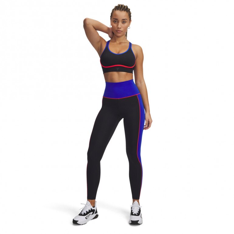 Damskie legginsy treningowe Under Armour Project Rock Legging - czarne
