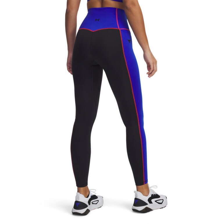 Damskie legginsy treningowe Under Armour Project Rock Legging - czarne